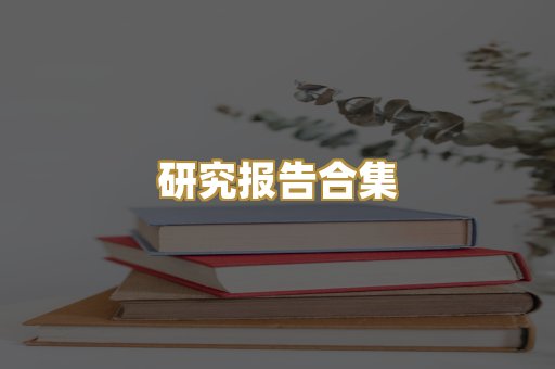 研究报告合集